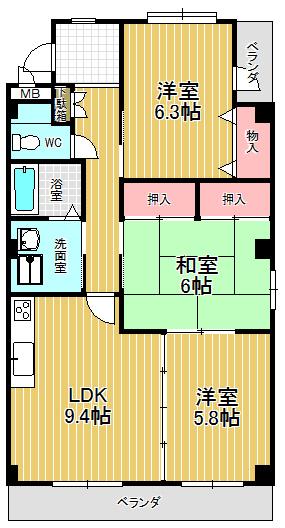  間取り図写真