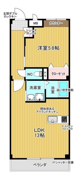  間取り図写真