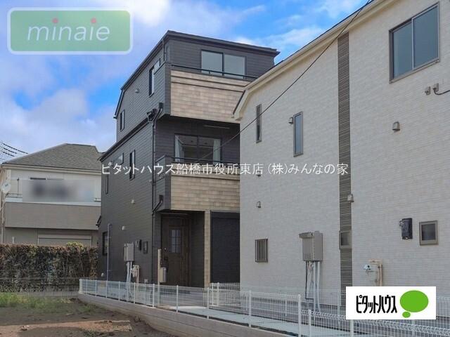 リビング階段　　住宅性能評価あり　原木　D号棟 外観