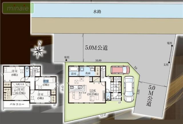 角地　SIC　リネン庫　中志津2　限定1区画 間取り図画像