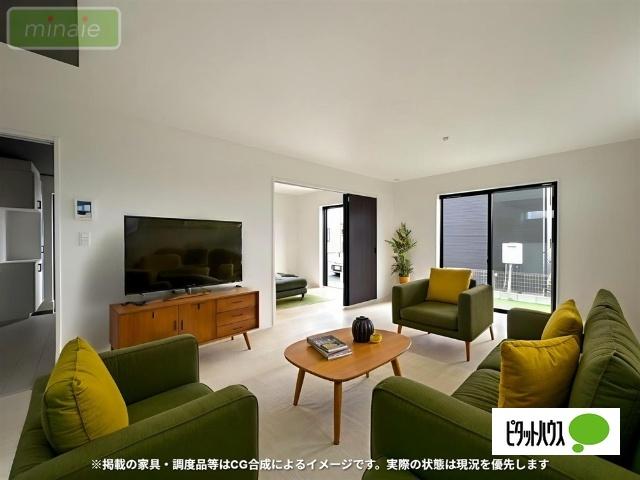 当社で現地販売会開催中　小学校7分　耐震3　上志津2号棟 リビング