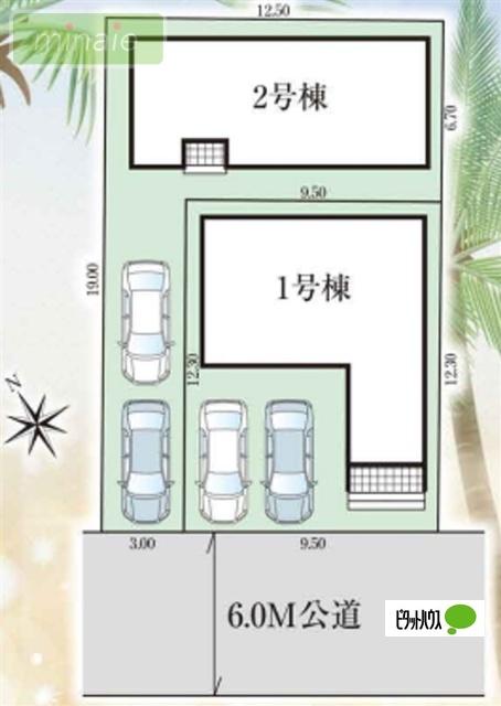 長期優良住宅　並列２台駐車可　前面道路６m　おゆみ野中央3　全 その他