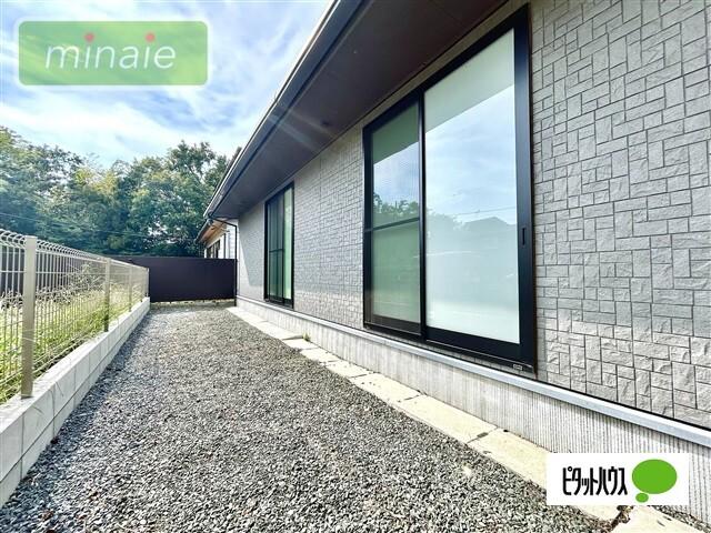 平屋　平日・土日も見学できます　リフォーム〇　長作台 庭