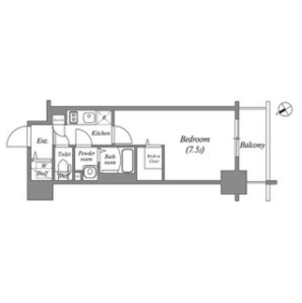 エスリード新栄プライム（403） 間取り図画像
