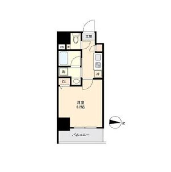 CAVANA新栄（405） 間取り図画像