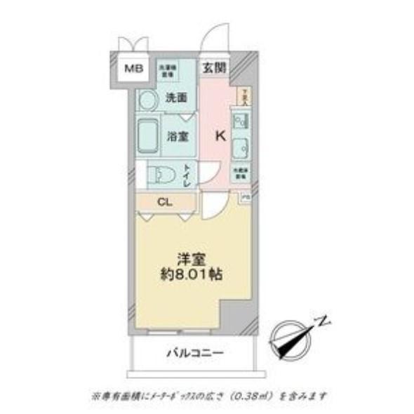 アプリーレ千代田（603） 間取り図画像