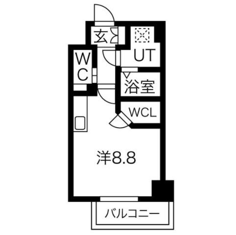 フォートイースト筒井（202） 間取り図画像