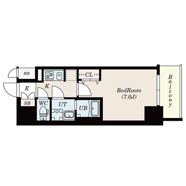 S-RESIDENCE鶴舞駅前（1201） 間取り図画像