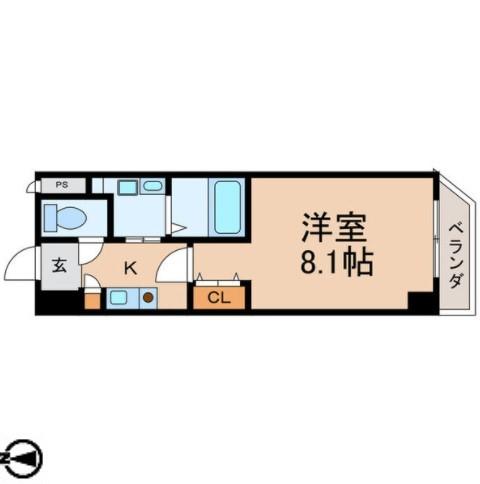 AHマンション泉（206） 間取り図画像