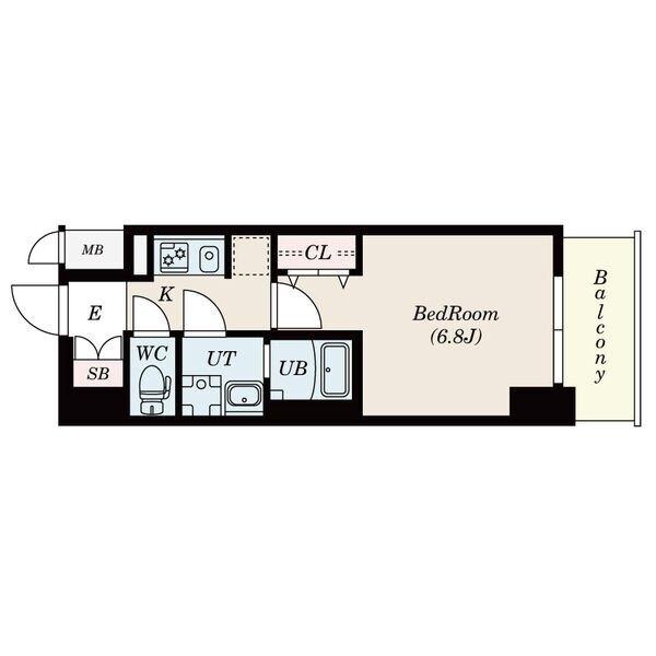 S-RESIDENCE鶴舞駅前（1003） 間取り図画像