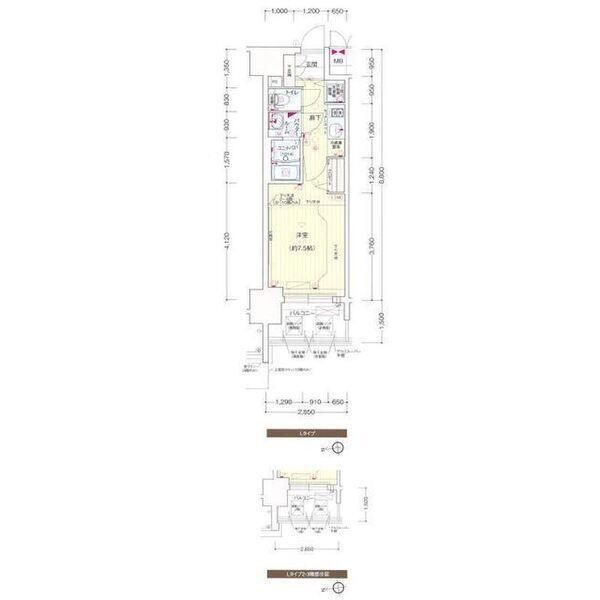 プレサンスジェネ葵（309） 間取り図画像