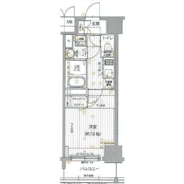 エスリード大須プレシア（410） 間取り図画像