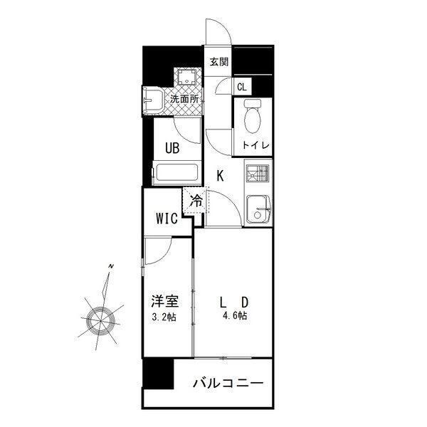 名古屋市中区新栄マンション 間取り図画像