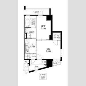 コンセール葵（307） 間取り図画像