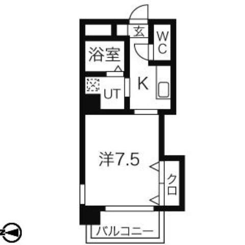 TRUSTY千代田（805） 間取り図画像