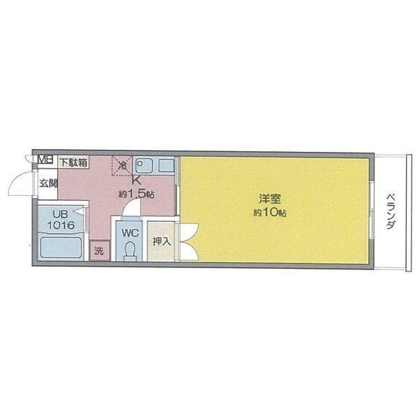 アビターレ筒井（402） 間取り図画像