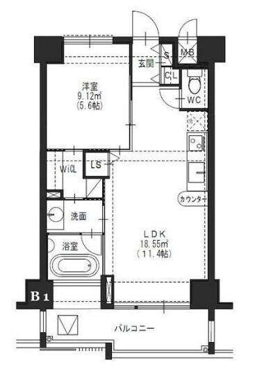  間取り図写真