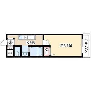 プリムローズマンション（302） 間取り図画像