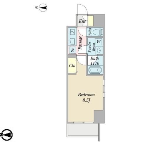 プロシード金山3（205） 間取り図画像