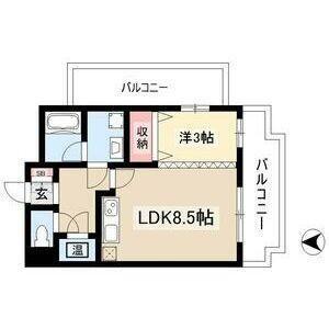 エポラール白壁（501） 間取り図画像