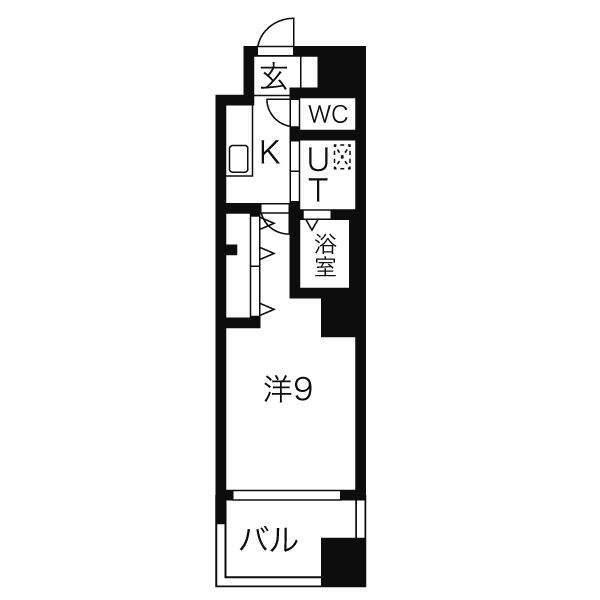M・Mレジデンス(旧:MiCLA MAKANA)（403） 間取り図画像