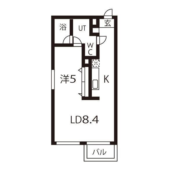 クロサスレジデンス徳川園（402） 間取り図画像