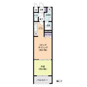 BPRレジデンス金山（606） 間取り図画像