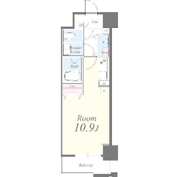 名古屋市中区新栄マンション 間取り図画像