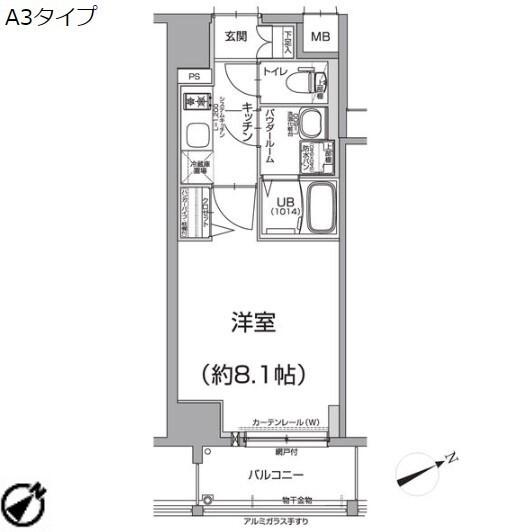 エスリード名古屋東別院（503） 間取り図画像