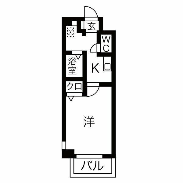 セントラルハイツ内山（302） 間取り図画像