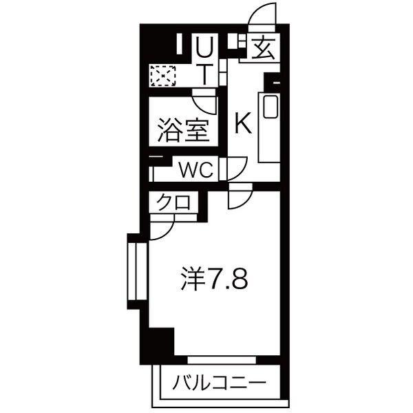 シティライフ今池北（302） 間取り図画像