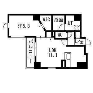 ポルタニグラサウス（202） 間取り図画像