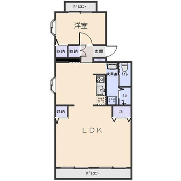 名古屋市東区白壁マンション 間取り図画像
