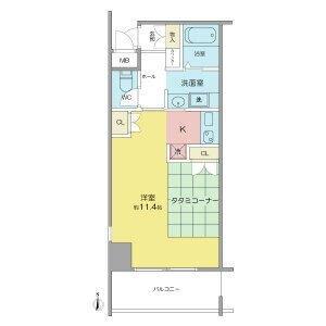 鶴舞ガーデンコート（201） 間取り図画像