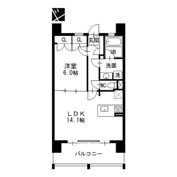 上前津ライズ（402） 間取り図画像