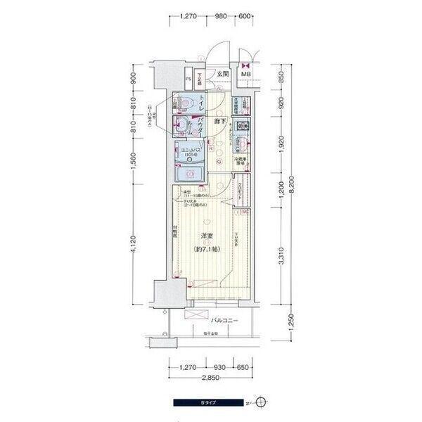 プレサンス久屋大通公園セラフィ（205） 間取り図画像