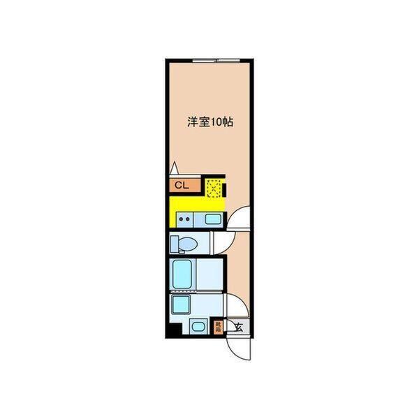 quador今池EAST（402） 間取り図画像