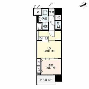 ザ・シンフォニア新栄（804） 間取り図画像