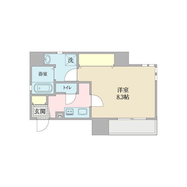K Smart Imaike（401） 間取り図画像