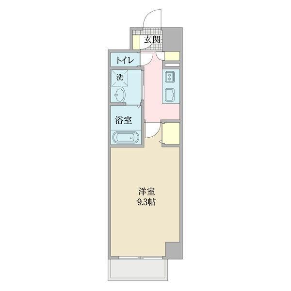 K Smart Imaike（403） 間取り図画像