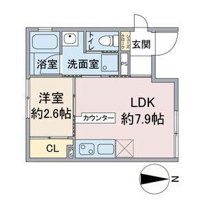 Celenest浄心（303） 間取り図画像