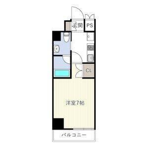 フローライト徳川（403） 間取り図画像