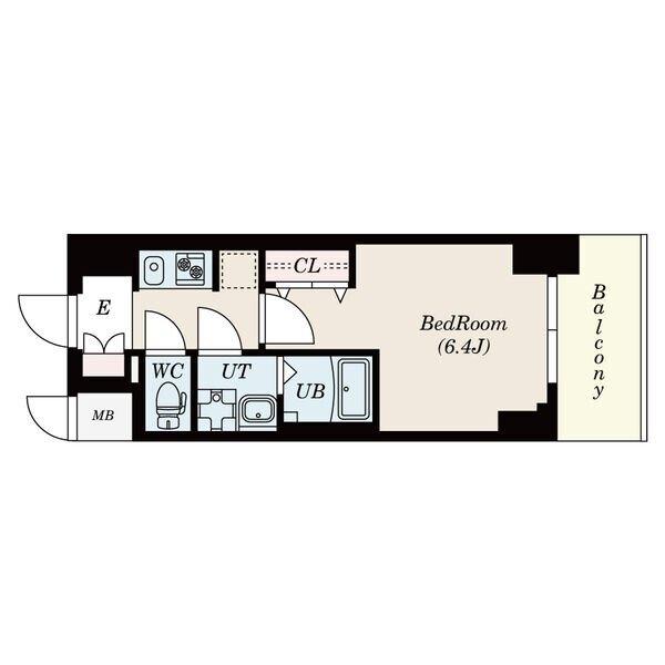 S-RESIDENCE平安通（1202） 間取り図画像