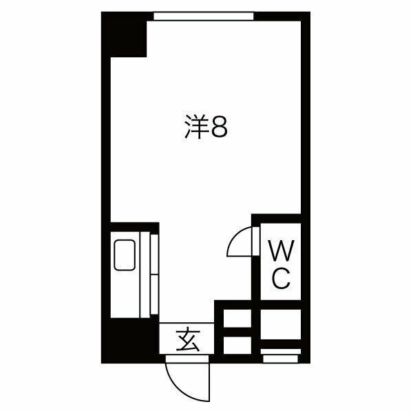 ユニーブル新栄（605） 間取り図画像