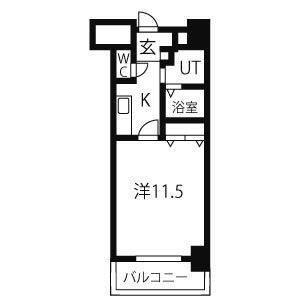 TQレジデンス名古屋錦(旧CASSIA錦本町通)（601） 間取り図画像
