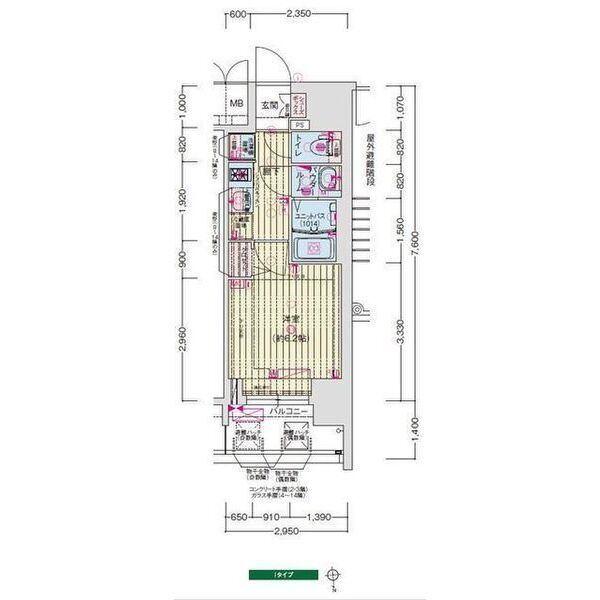 プレサンス葵デュリス（505） 間取り図画像