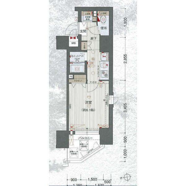 プレサンス鶴舞グリーンパーク（1304） 間取り図画像