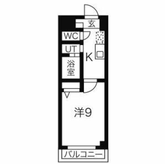サンパティーク東片端（906） 間取り図画像