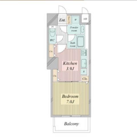 レジディア高岳（813） 間取り図画像