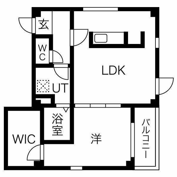 グランレーヴ金山（401） 間取り図画像